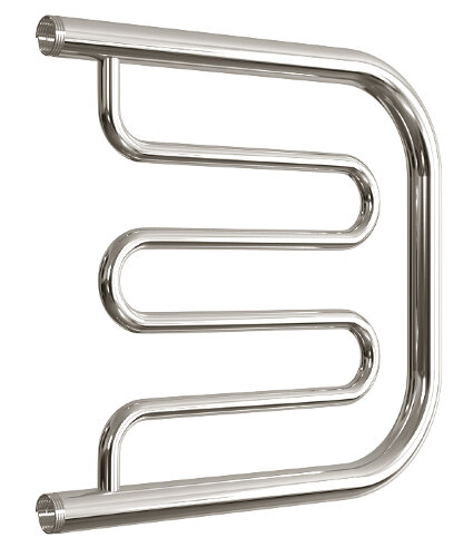 Полотенцесушитель водяной ДВИН D фокстрот 50/50 без полки, полированный (4627085890232)