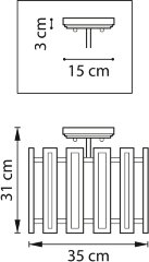 Потолочная люстра Lightstar 712044
