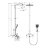 27113400 Raindance Select E 360 Showerpipe для ванны, ½’, белый/хром