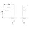Смеситель Lemark Evitta LM0506C для раковины