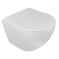 Сет LORANTO^ Инсталляция + Унитаз подвесной ESTER 360х485х320 с системой смыва Tornado, в комплекте 