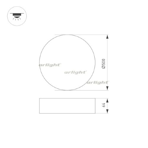 Потолочный светильник Arlight 034818