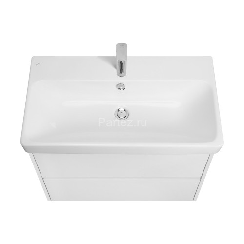 Тумба под раковину AQUATON Сканди 80 белый матовый, белый глянец (1A283001SD010)