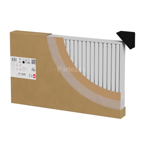 Дизайн-радиатор Royal Thermo Shift Q30 VC2050 - 24 секц. RAL9016