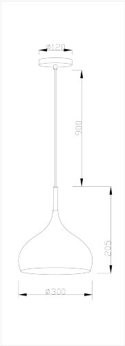 Подвесной светильник Moderli V1295-1P