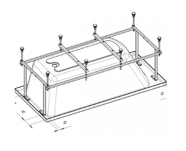 Монтажный комплект к а/в BeCool 170*80
