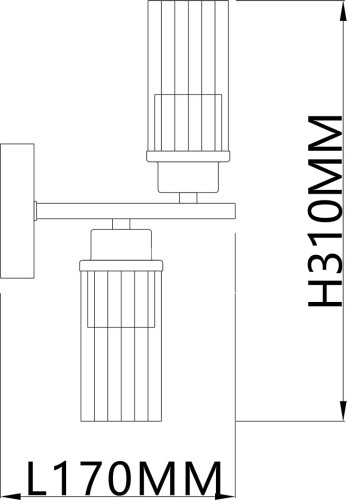 Бра Escada 2100/2A Black