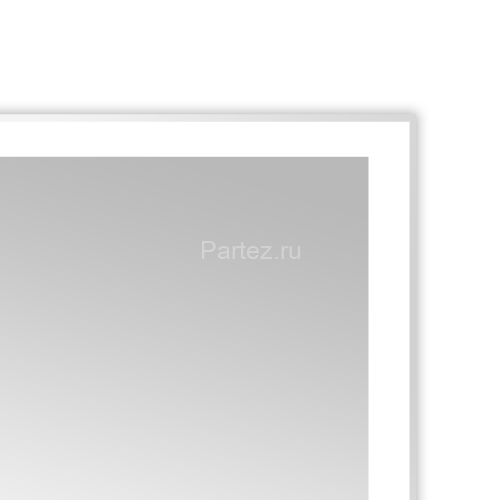 Зеркало AZARIO Havana 800х700 с подсветкой, сенсорный выключатель с функцией диммера, алюминиевая ра