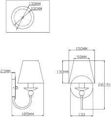 Бра Moderli V2610-1W