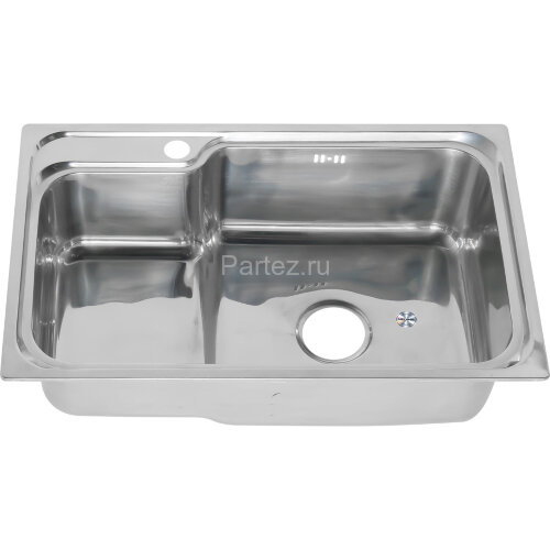 Мойка 7245 R MELANA 0,8/180 1,5-я чаша врезная прямоугольная c корзиной с сифоном (224 tb *8)