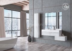 Пенал подвесной AQUATON Сакура, правый, светлое дерево (1A219903SKW8R)