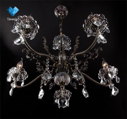 Подвесная люстра Eurosvet 3281/5 античная бронза