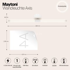 Бра Maytoni MOD106WL-L16W3K