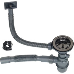 Мойка D7851HB-R MELANA ProfLine 3,0/200 ГРАФИТ врезная прямоугольная правая D7851HB-R