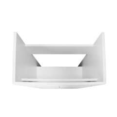 Комплект тумба Loranto Палермо 50Н 495х345х840 напольная, с раковиной Фрея 50, белый (CS00093376)