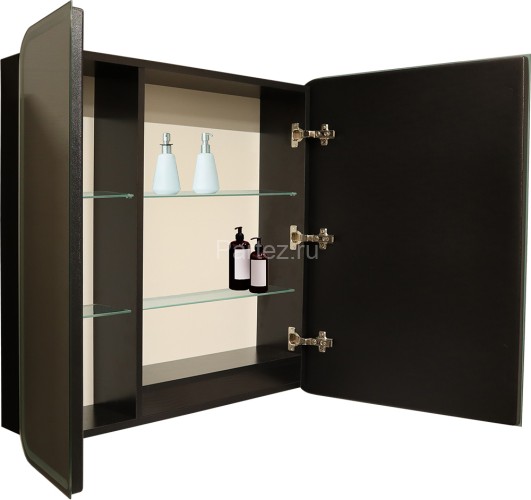 Зеркало - шкаф AZARIO Alliance - Black 805х198х800 сенсорный выключатель с функцией диммера (LED-000
