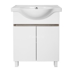 Комплект тумба Loranto Глория 60 Н 600х430х760 напольная с раковиной Teo 60, Дуб Кантри (CS00090159)
