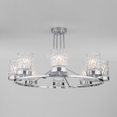 Потолочная люстра Eurosvet 60127/8 хром