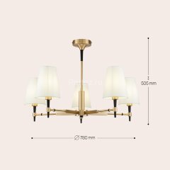 Потолочная люстра Maytoni H001CL-05BS