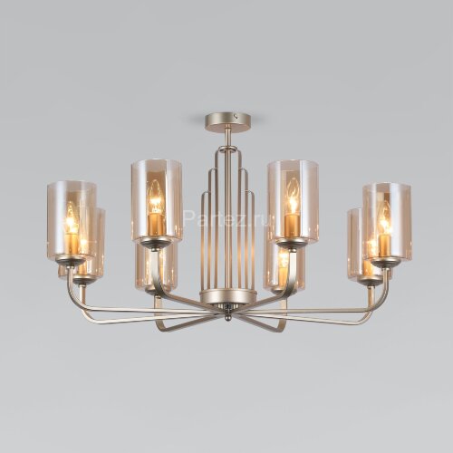 Потолочная люстра Eurosvet 60138/8 перламутровое золото