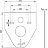 Сет инсталляция Alсa AM101/1120-4:1 RU M578-0001 + унитаз Grado AZ-0046 чёрный матовый с сиденьем ми