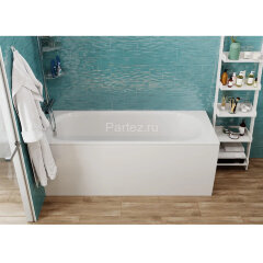 Ванна акриловая VAGNERPLAST KASANDRA прямоугольная, 150х70 см, белая (VPBA157KAS2X-04)
