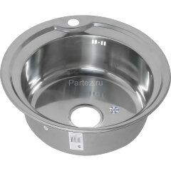 Мойка 510 MELANA 0,6/170 врезная круглая с сифоном (018 tb *16)