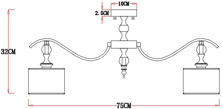 Потолочная люстра Arte Lamp A4038PL-8CC