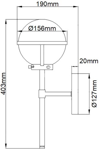 Бра Hinkley HK-HOLLIS1-O-BK-BATH