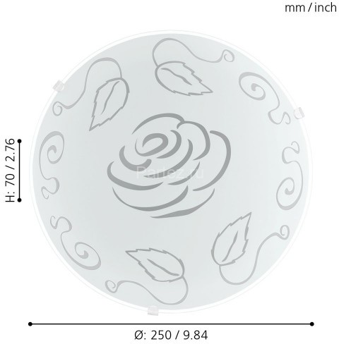 Настенно-потолочный светильник Eglo 89238