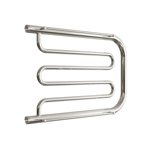 Полотенцесушитель водяной ДВИН D 50/70 c полкой, 1"-1/2" К0, полированный (4627085927730)