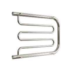 Полотенцесушитель водяной ДВИН D 50/70 c полкой, 1&quot;-1/2&quot; К0, полированный (4627085927730)