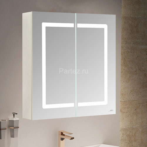 Зеркальный шкаф с LED-подсветкой MELANA-6670 (MLN-MC016)