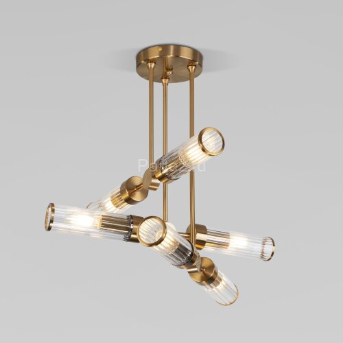 Потолочная люстра Eurosvet 60166/6 латунь