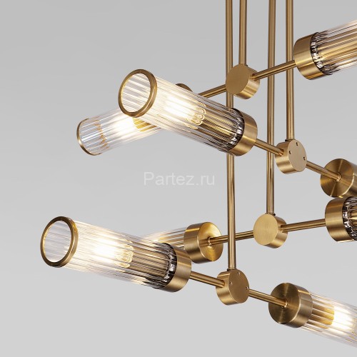 Потолочная люстра Eurosvet 60166/8 латунь
