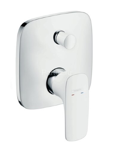 15445400 PuraVida Внешняя часть смесителя для ванны, однорычажный, СМ