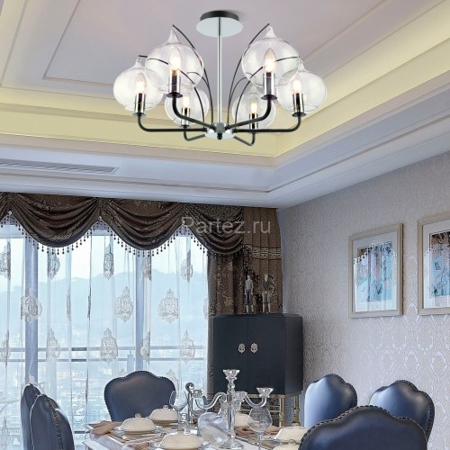 Потолочная люстра Arte Milano 321007/6 BK.CR