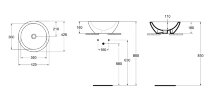 Раковина Ideal Standard STRADA 42x42 см, белая (K078301)