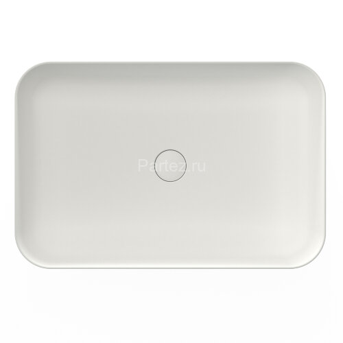 Раковина AZARIO 600x400x130 накладная из искусственного камня, белая матовая (AZ-1358S)