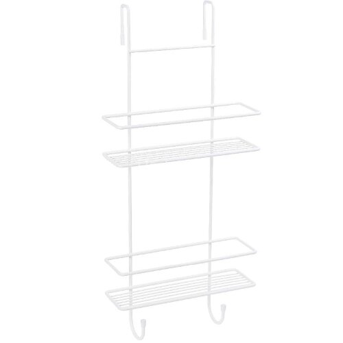 Полка корзина Fixsen подвесная, двухэтажная, белый (FX-740W-2)