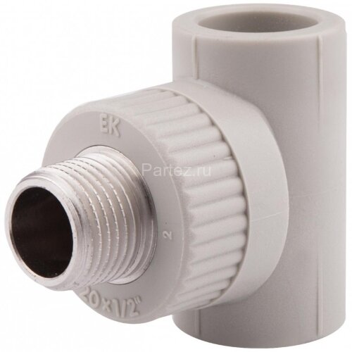 Тройник комбинированный PPR-НР D32х3/4" Ekoplastik