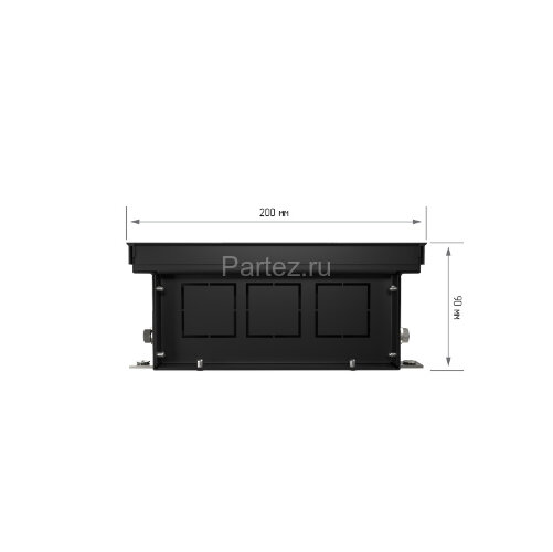 Конвектор внутрипольный Royal Thermo ATRIUM-90/200/1800-DG-U-LB