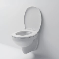 Унитаз подвесной LAUTA 270х470х365 быстросъемное сиденье с микролифтом, белый (47302100005)