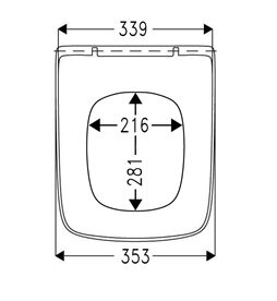 Крышка-сиденье для унитаза Haro Данте быстросъемное стальное крепление микролифт с эксцентриком, бел