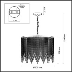 Подвесная люстра Odeon Light 5028/9