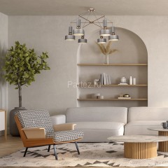 Подвесная люстра Maytoni MOD030PL-06GR