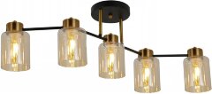 Потолочная люстра ILLUMICO IL6111-5COU-79 BK GD