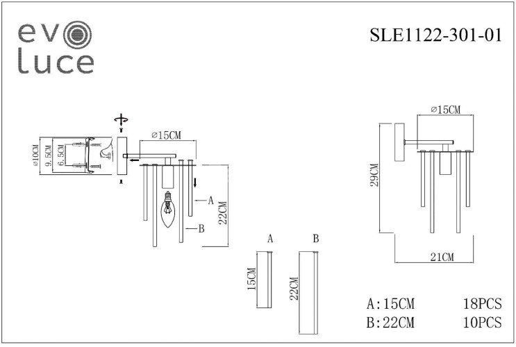 Бра Evoluce SLE1122-301-01