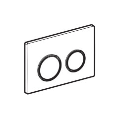 Кнопка смыва Geberit Omega 20, двойной смыв, белый (115.085.KJ.1)