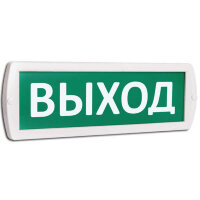 Оповещатель охранно-пожарный световой (табло) Т 12 (Топаз 12) &quot;Выход&quot; зел. фон SLT 10516